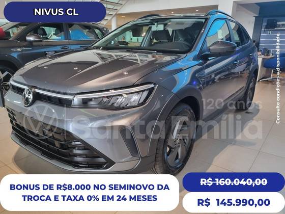 VOLKSWAGEN NIVUS 1.0 200 TSI TOTAL FLEX COMFORTLINE AUTOMÁTICO VOLKSWAGEN NIVUS 1.0 200 TSI TOTAL FLEX COMFORTLINE AUTOMÁTICO